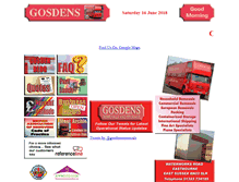 Tablet Screenshot of gosdensremovals.co.uk